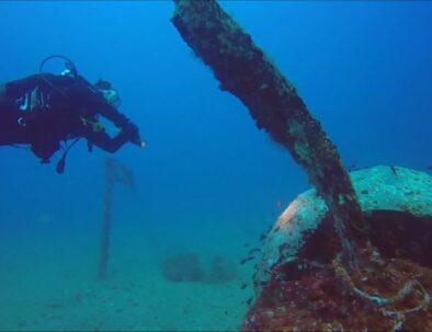 Diving on the Island of San Andres Coalmines Coast of Almeria