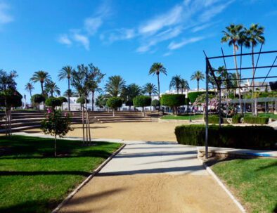 Eingang zum amphiteatro Park andalusischen Carboneras